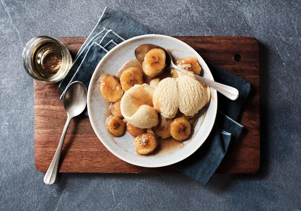 Pan-Fried Bananas (Dessert)