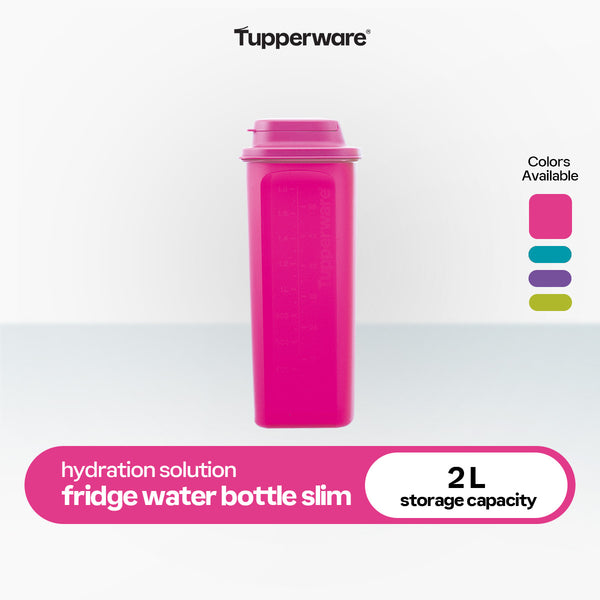 Tupperware 2L Fridge Water Bottle Slim