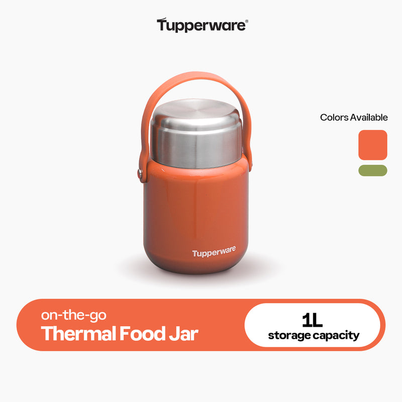 Tupperware Thermal Food Jar 1L with Cutlery