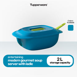 Tupperware Moderne Gourmet Soup Server with Ladle