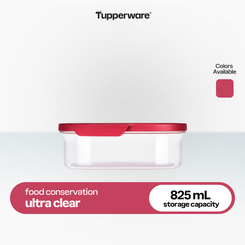 Tupperware Ultra Clear Square 825 mL