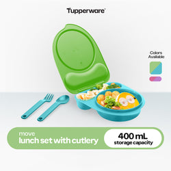 Tupperware Lunch Set with Cutlery