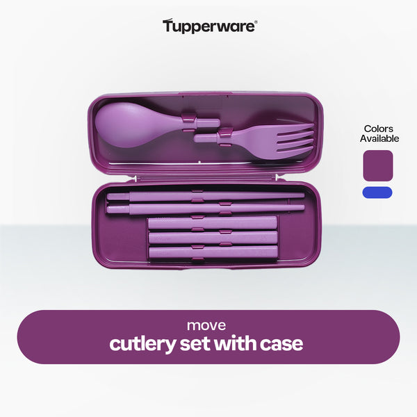 Tupperware Cutlery Set with Case