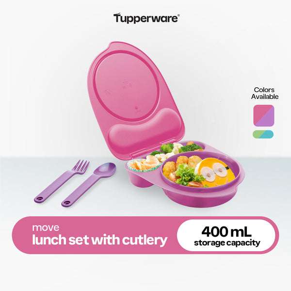 Tupperware Lunch Set with Cutlery