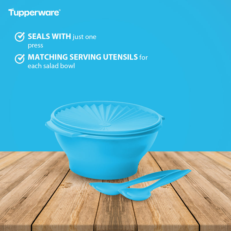 Tupperware Large Salad Bowl with Forks