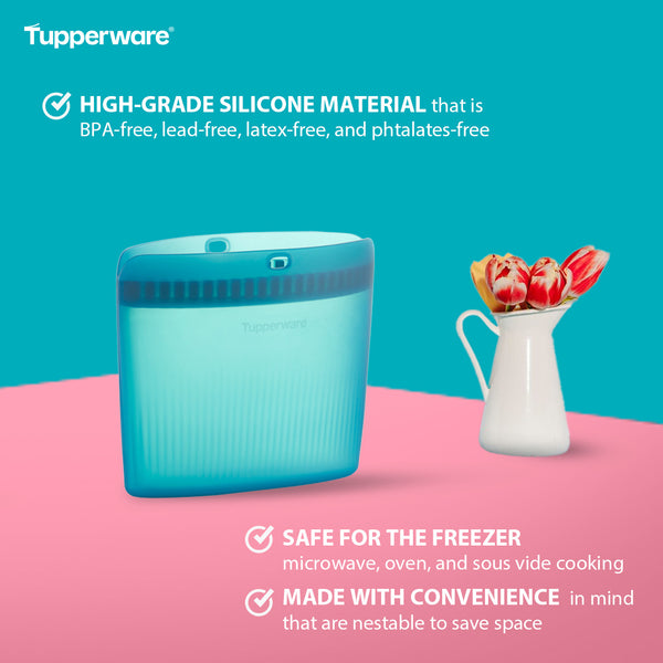 Tupperware Ultimate Silicone Bag Medium 1 L