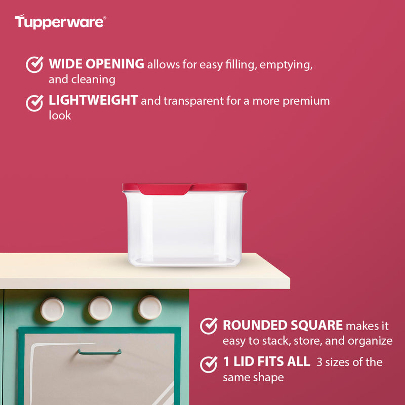 Tupperware Ultra Clear Square 1.7 L