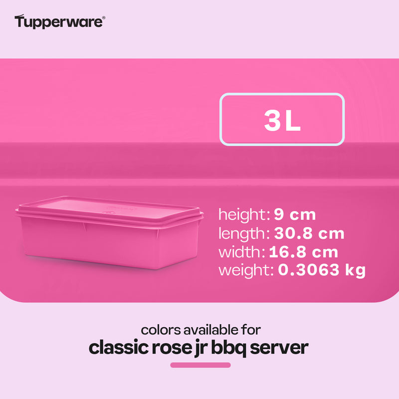 Tupperware Classic Rose JR BBQ Server