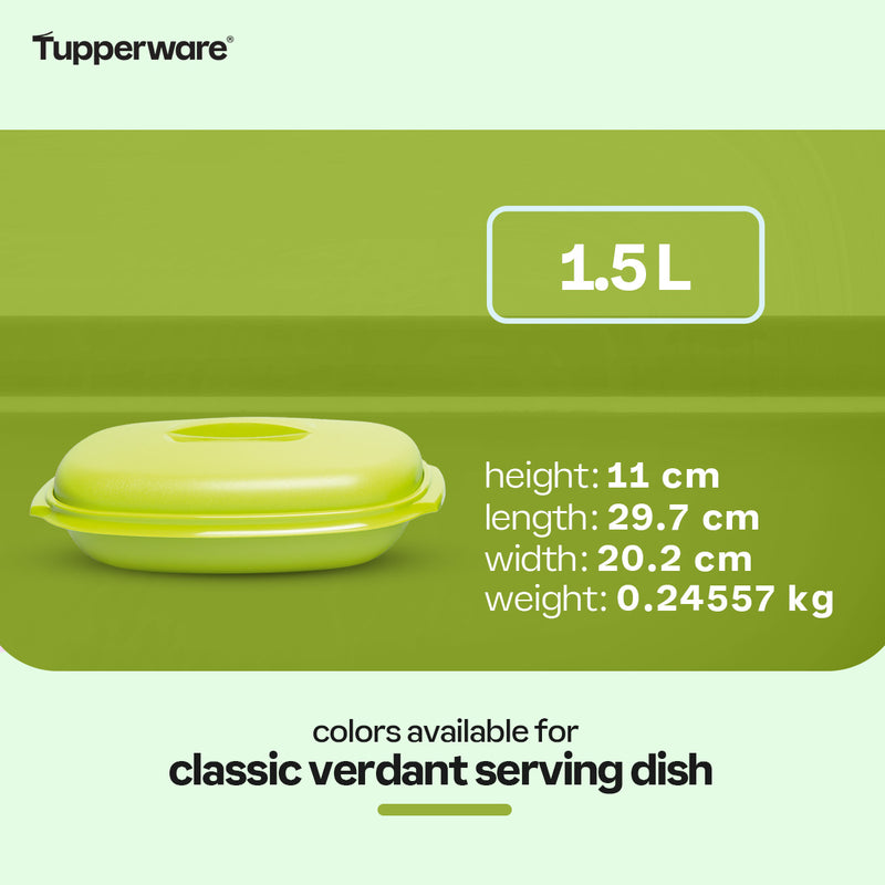 Tupperware Classic Verdant Serving Dish