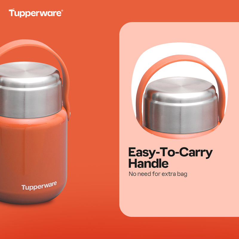 Tupperware Thermal Food Jar 1L with Cutlery