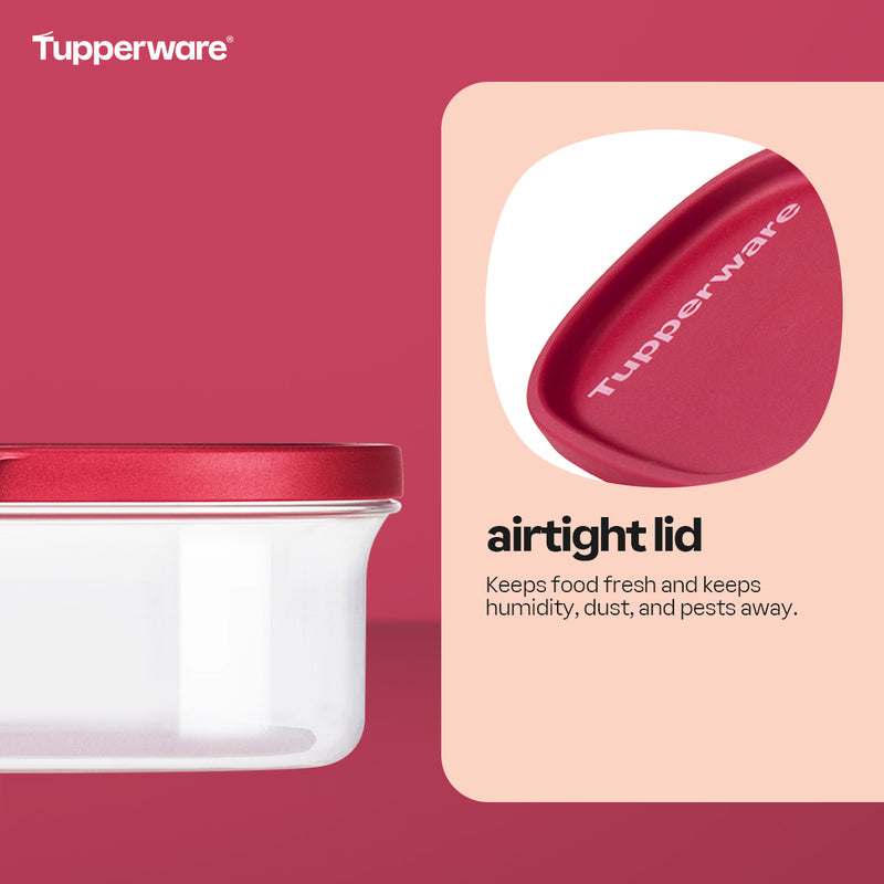 Tupperware Ultra Clear Square 825 mL