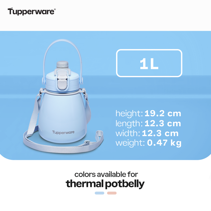 Tupperware Thermal Potbelly 1 L