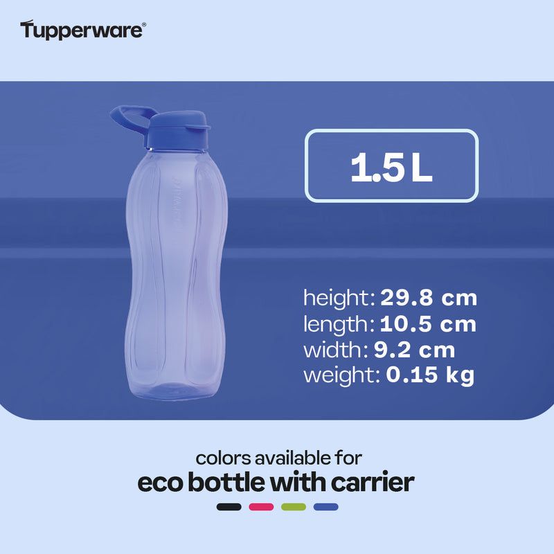 Tupperware 1.5 L Eco Bottle with Carrier