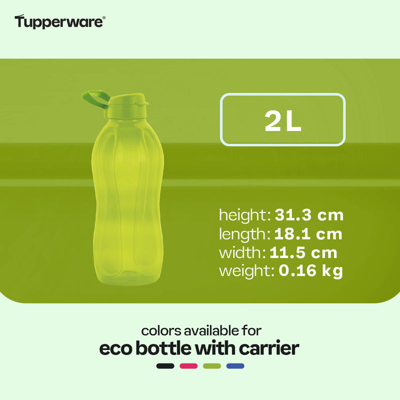 Tupperware 2 L Eco Bottle with Carrier