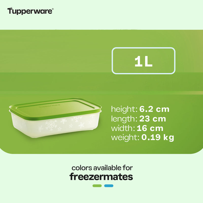 Tupperware Freezermates Plus Medium Low 1.0 L