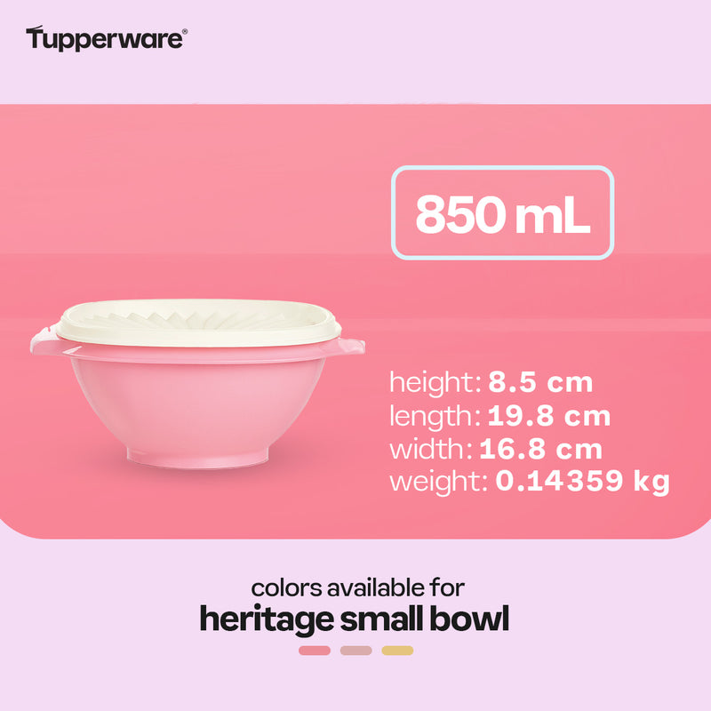 Tupperware Heritage Small Bowl 860 mL