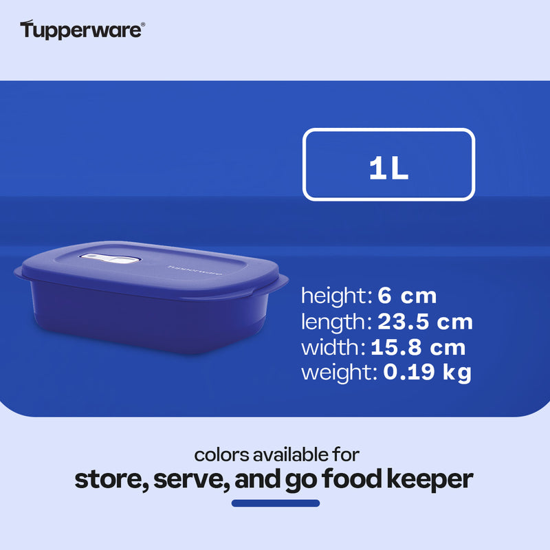 Tupperware Store, Serve and Go Food Keeper 1 L