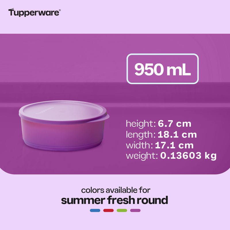 Tupperware Summer Fresh Round Large 950 mL