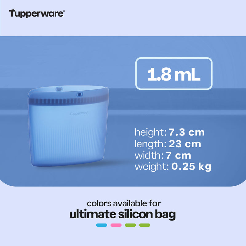 Tupperware Ultimate Silicone Bag Large 1.8 L