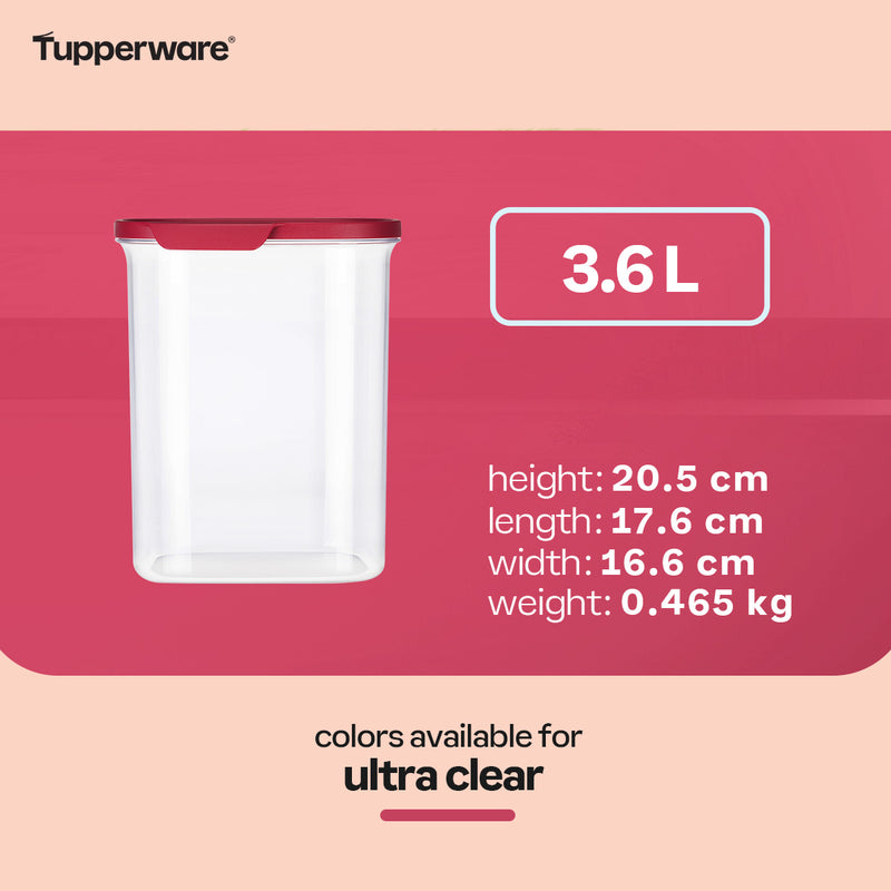 Tupperware Ultra Clear Square 3.6 L