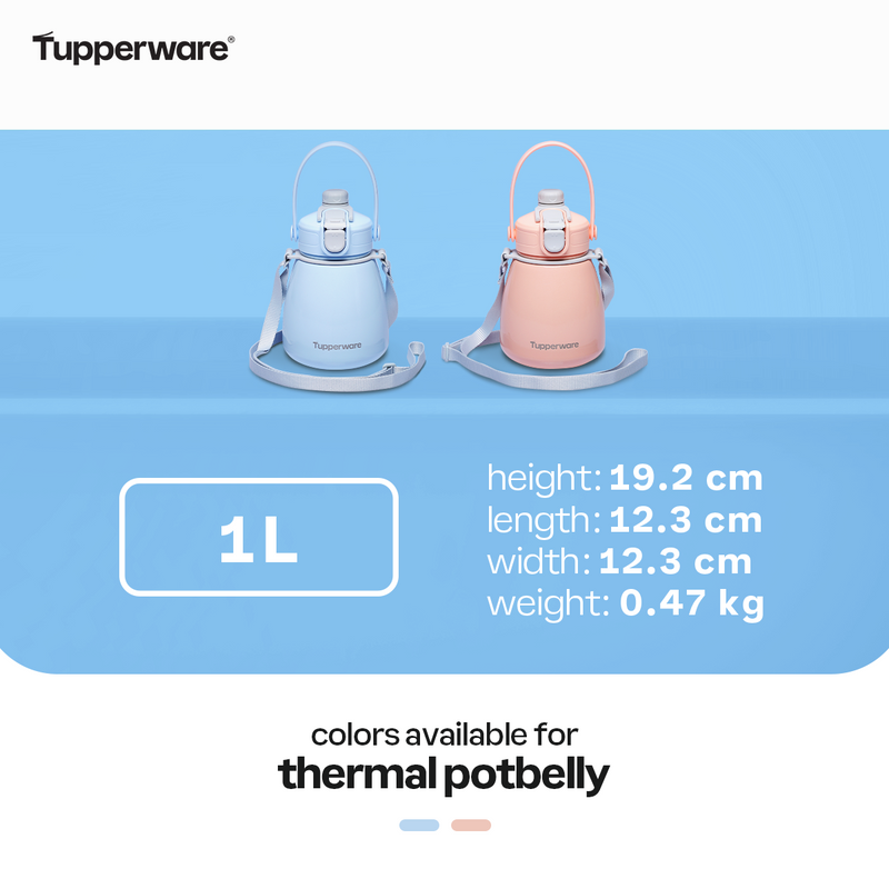 Tupperware Thermal Potbelly 1 L