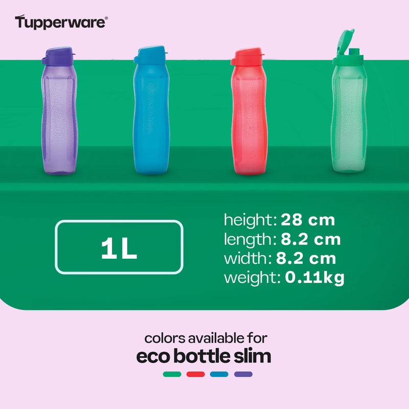 Tupperware 1 L Eco Bottle Slim