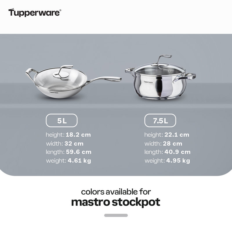 Tupperware Mastro Stockpot 7.5 L