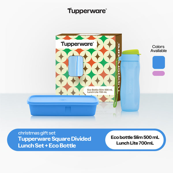 Tupperware Lunch Lite + Eco Bottle 500 mL (with gift box)